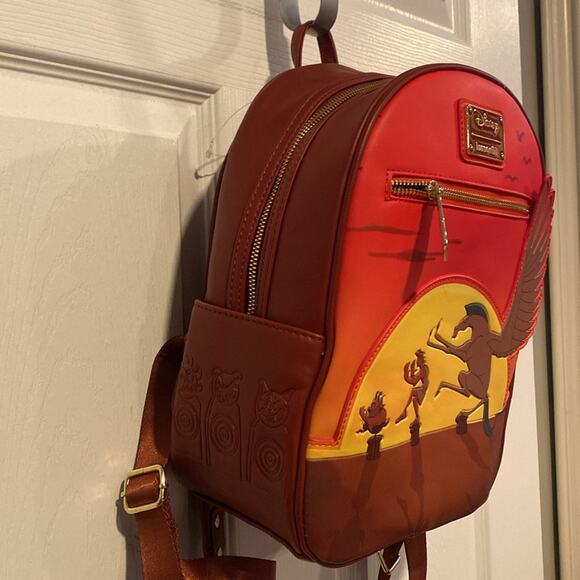 BNWT LOUNGEFLY Disney Hercules 25th Anniversary Collectible Backpack main image 5